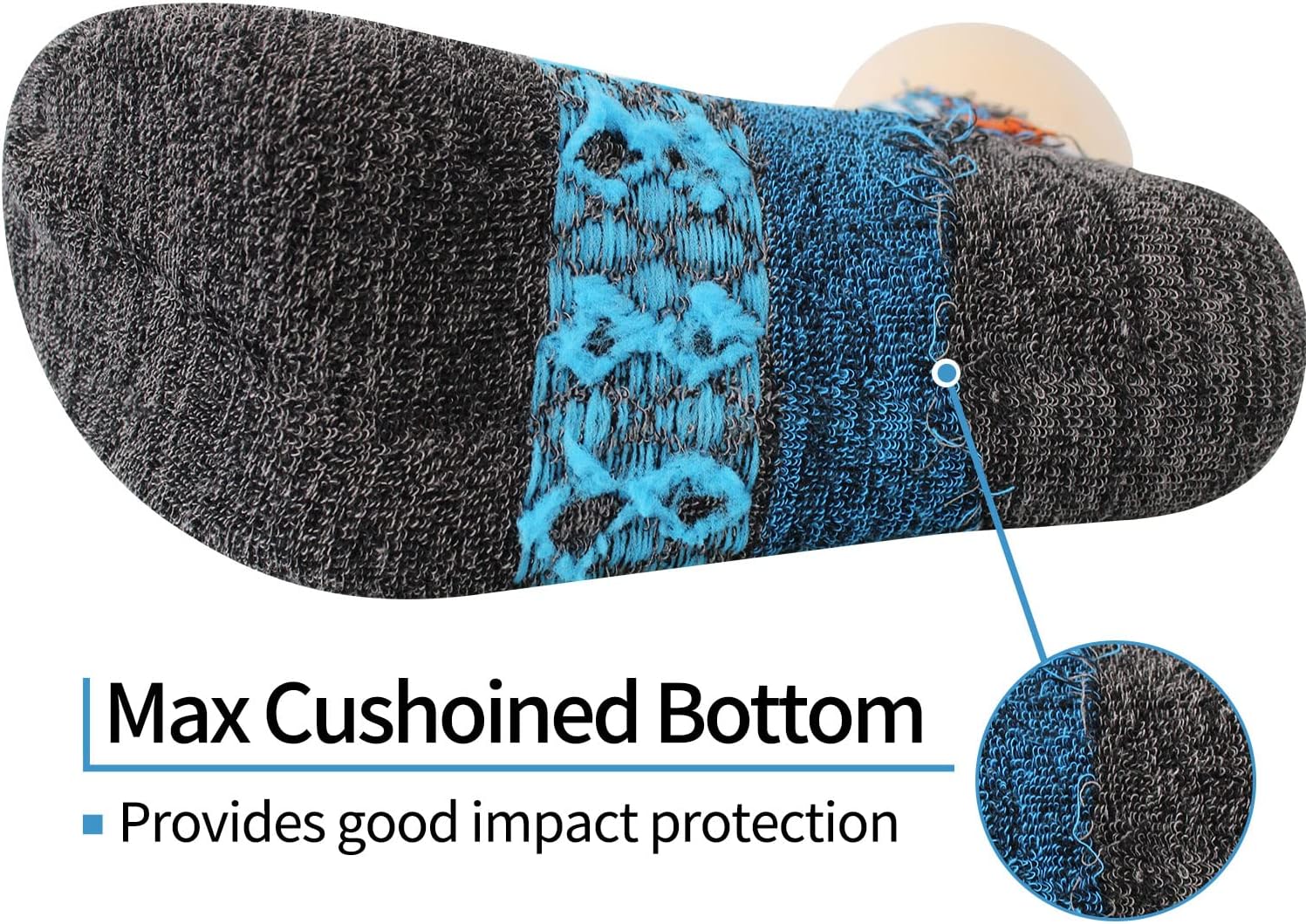 Thumbnail 4 de BIOAUM Men’s Athletic Socks 10-13, 6 Pairs