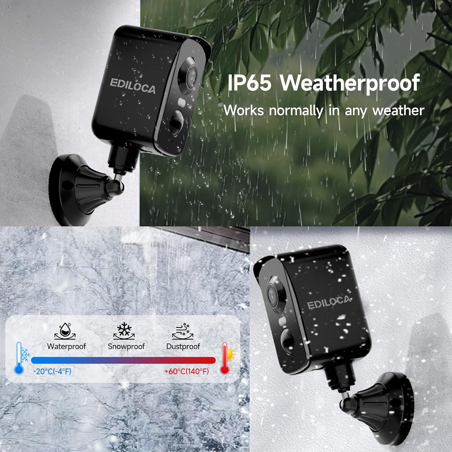 Thumbnail 6 de Ediloca 2K Outdoor Wireless Security Camera