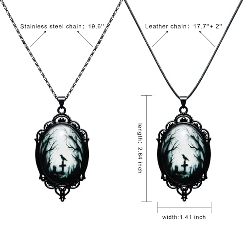 Thumbnail 5 de DAYANEY Gothic Raven Necklace: Versatile Goth Accessory for Halloween & Costume parties