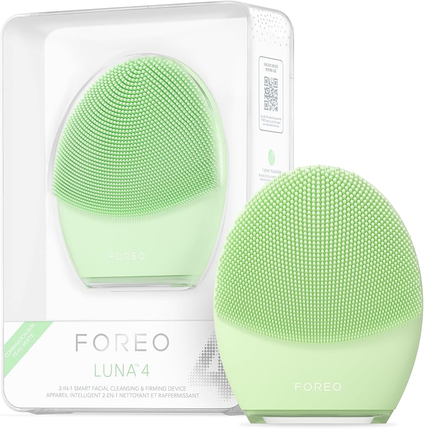 Detalle de FOREO LUNA 4 Cepillo limpieza facial para piel mixta