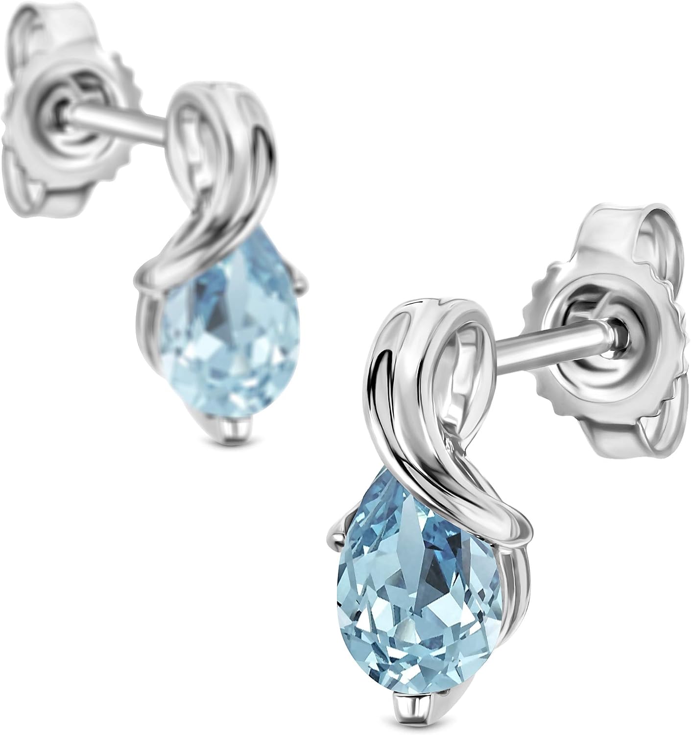 Detalle 2 de MIORE MG9260 boucles perle topaze 1,05 ct
