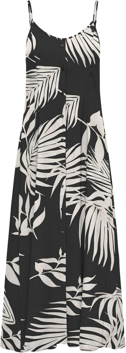 ONLY Onlnova Life Vis Gigi Long Dress AOP Abito Lungo Donna