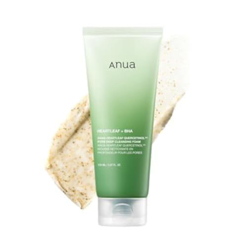 Detalle de ANUA Heartleaf Quercetinol Pore Deep Cleansing Foam – Sanfte Tiefenreinigung mit Heartleaf & Hyaluronsäure