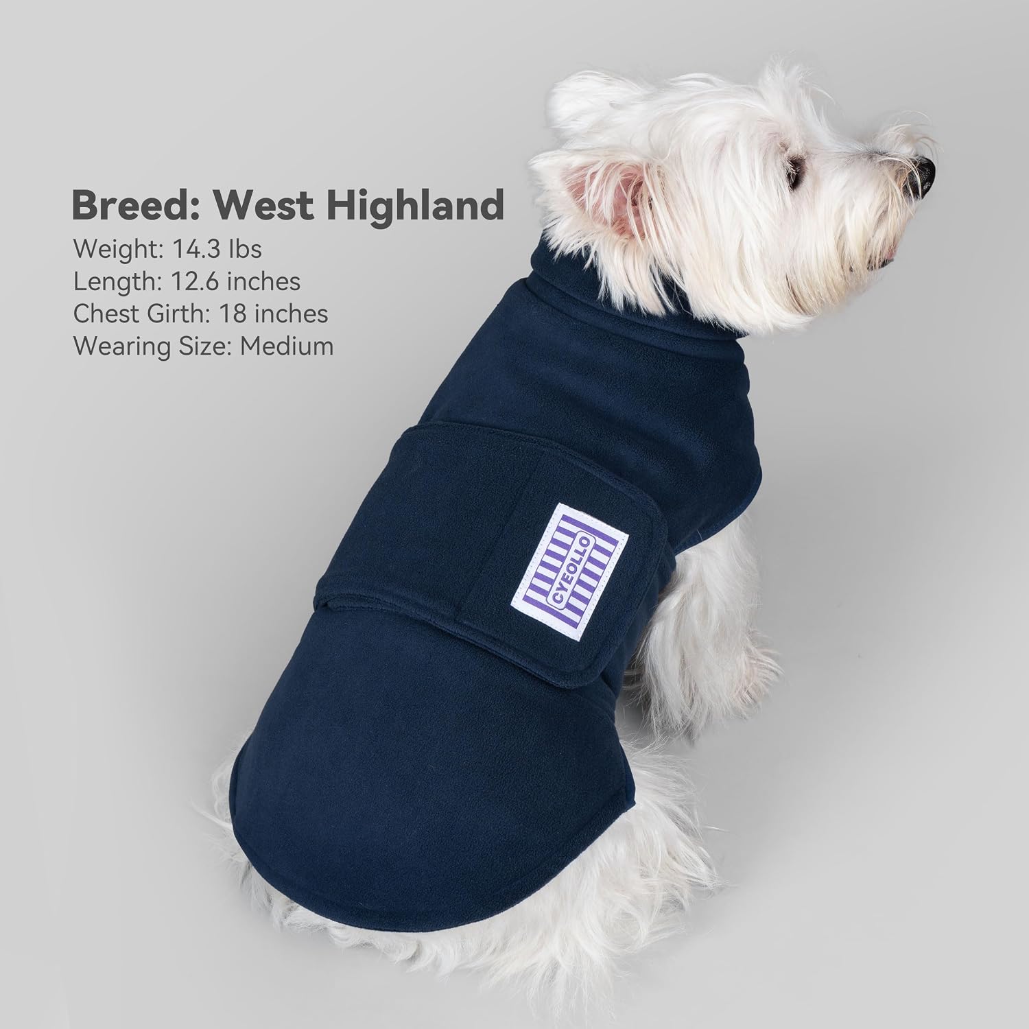 Detalle de Cyeollo Dog Fleece Sweater 2XL