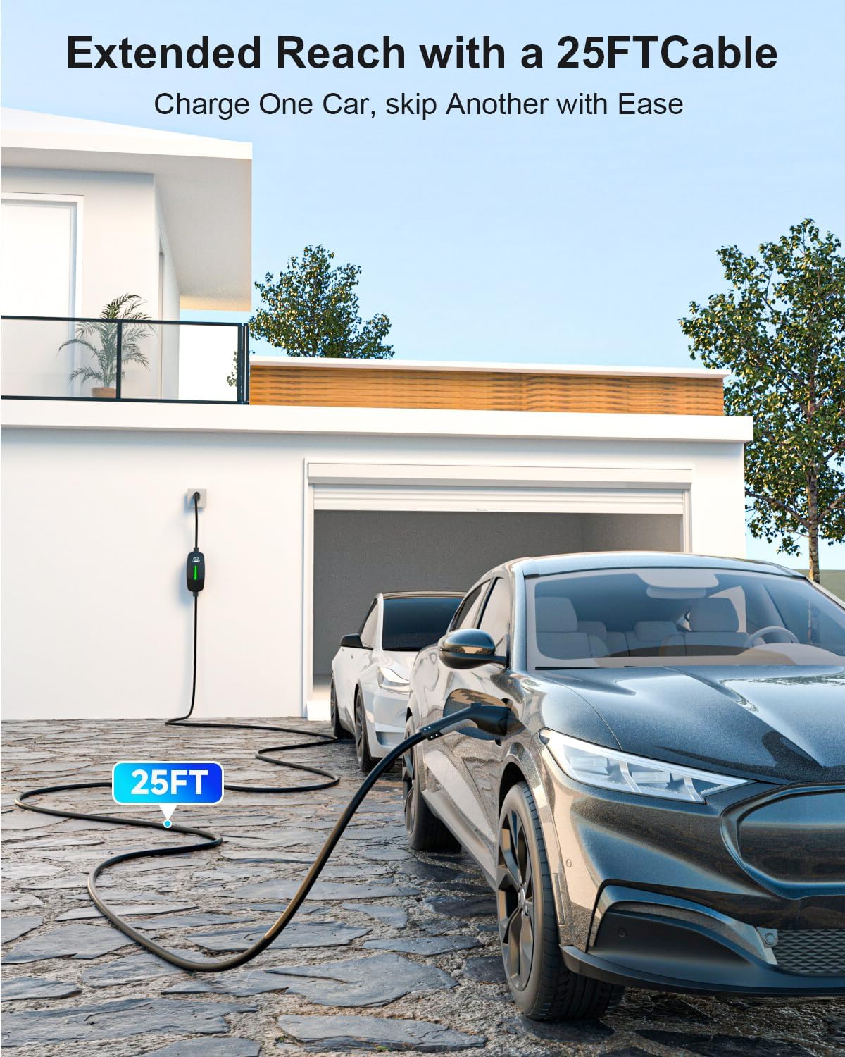 Thumbnail 4 de EVDANCE Level 1&2 EV Charger 25FT Cable