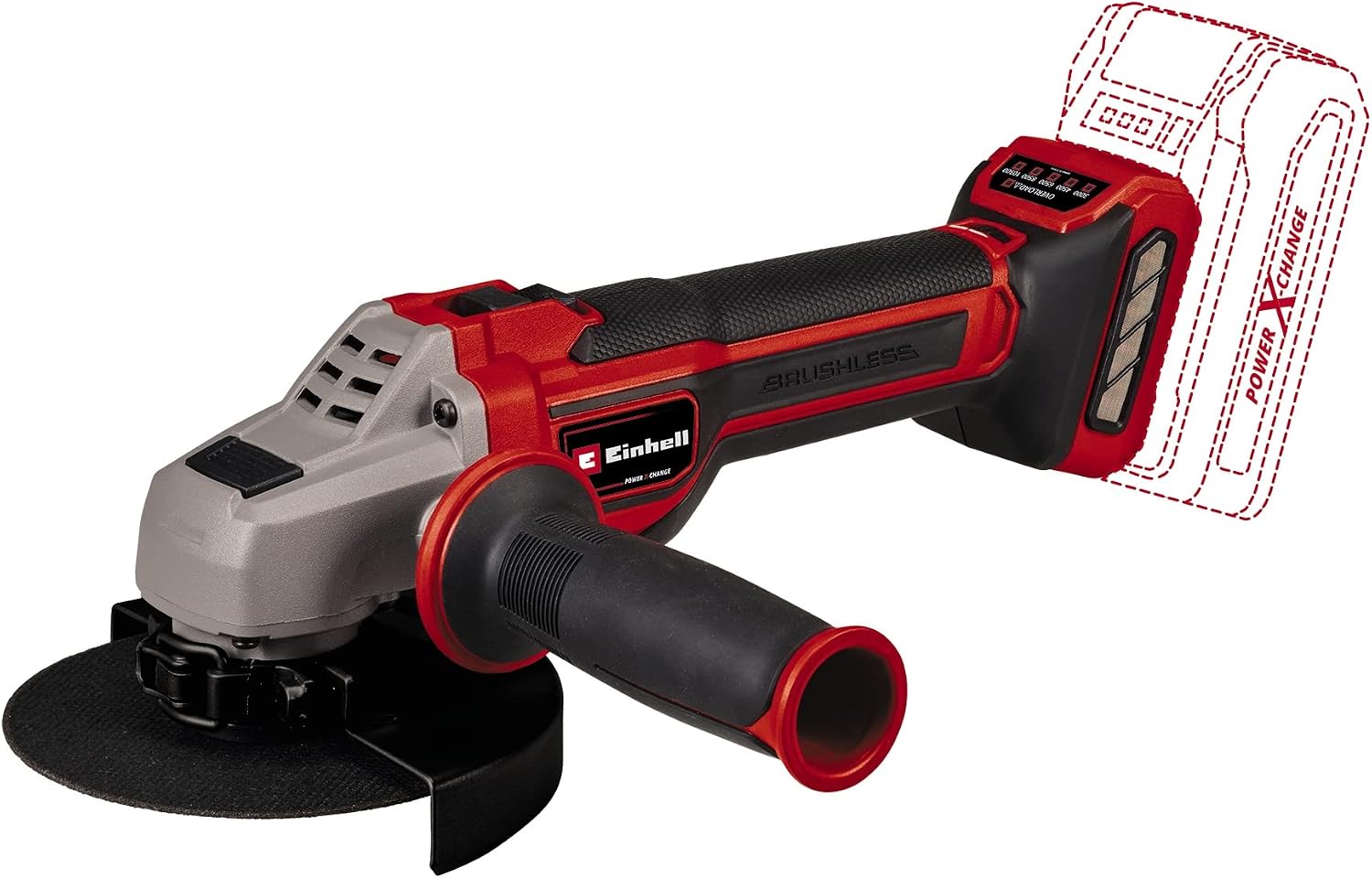 Detalle de Einhell TP-AG 18/125 Meuleuse d’angle sans fil 18 V ⛏