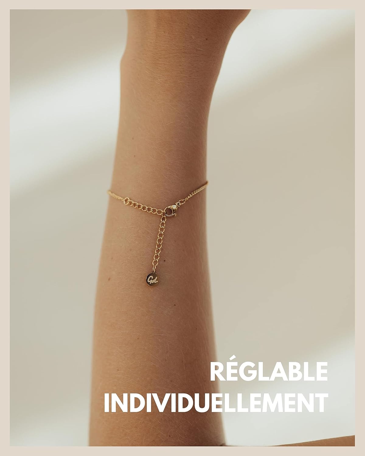 Detalle 2 de GD GOOD.designs EST. 2015 Bracelet coeur 15,5-20,5 cm đ