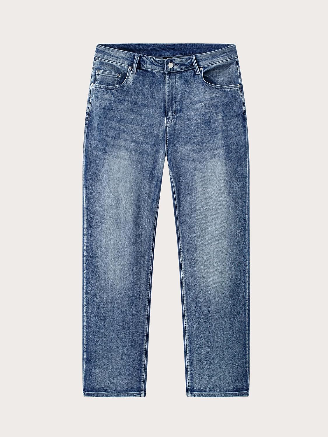 Detalle 2 de JMIERR Herren Baggy Jeans aus Baumwolle – weite, bequeme Loose-Fit Stretch Jeans für Alltag und Freizeit