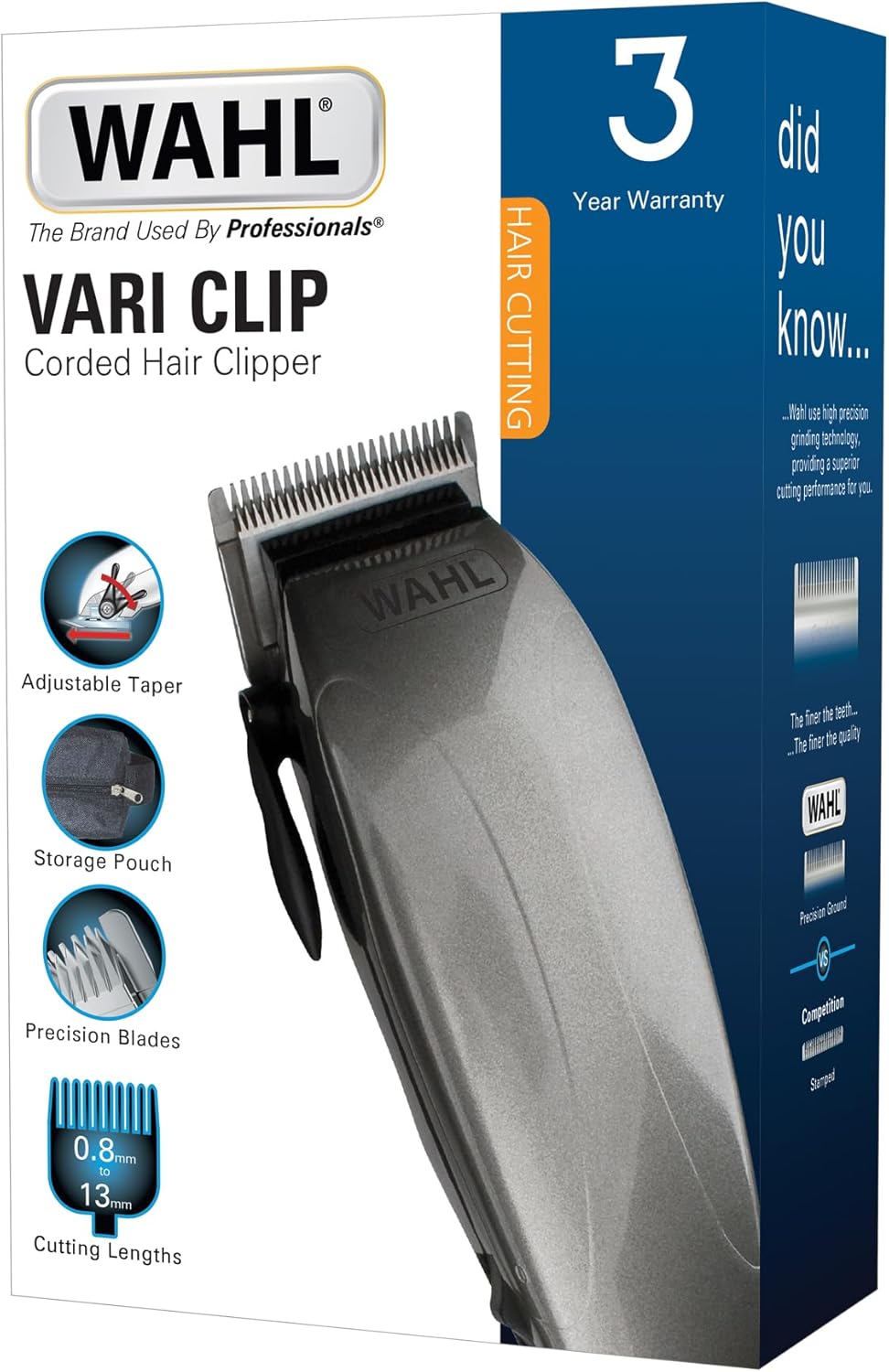 Detalle 2 de Wahl Vari Corded Clipper – Home Haircutting Kit with Self-Sharpening Blades