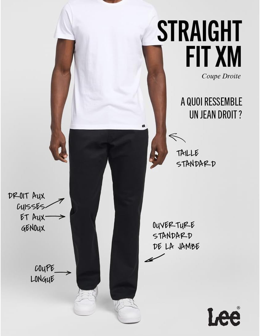 Thumbnail 2 de Lee Straight Fit Xm Jeans Homme – Jean droit moderne et confortable