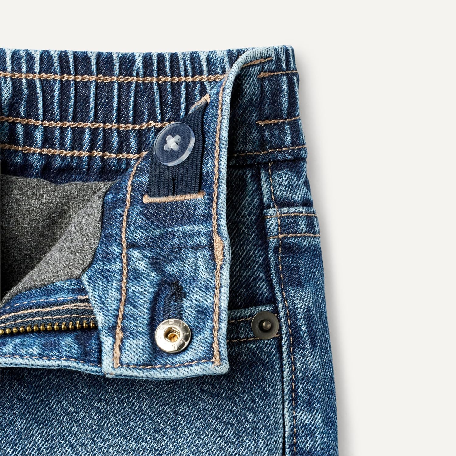 Thumbnail 3 de Amazon Essentials Mädchen Regular-Fit-Jeans-Skort mit mittlerem Stretchanteil