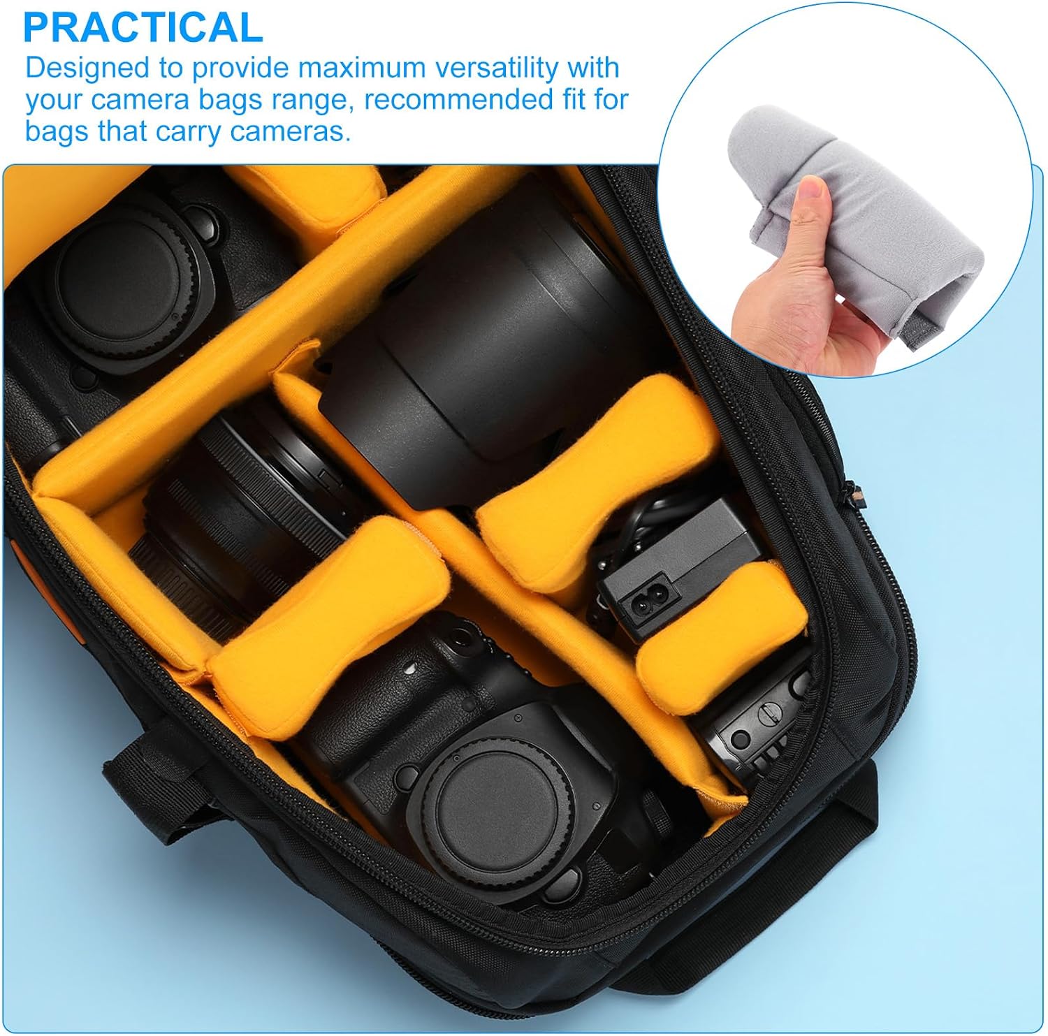 Thumbnail 4 de PATIKIL Camera Bag Divider 4Pcs