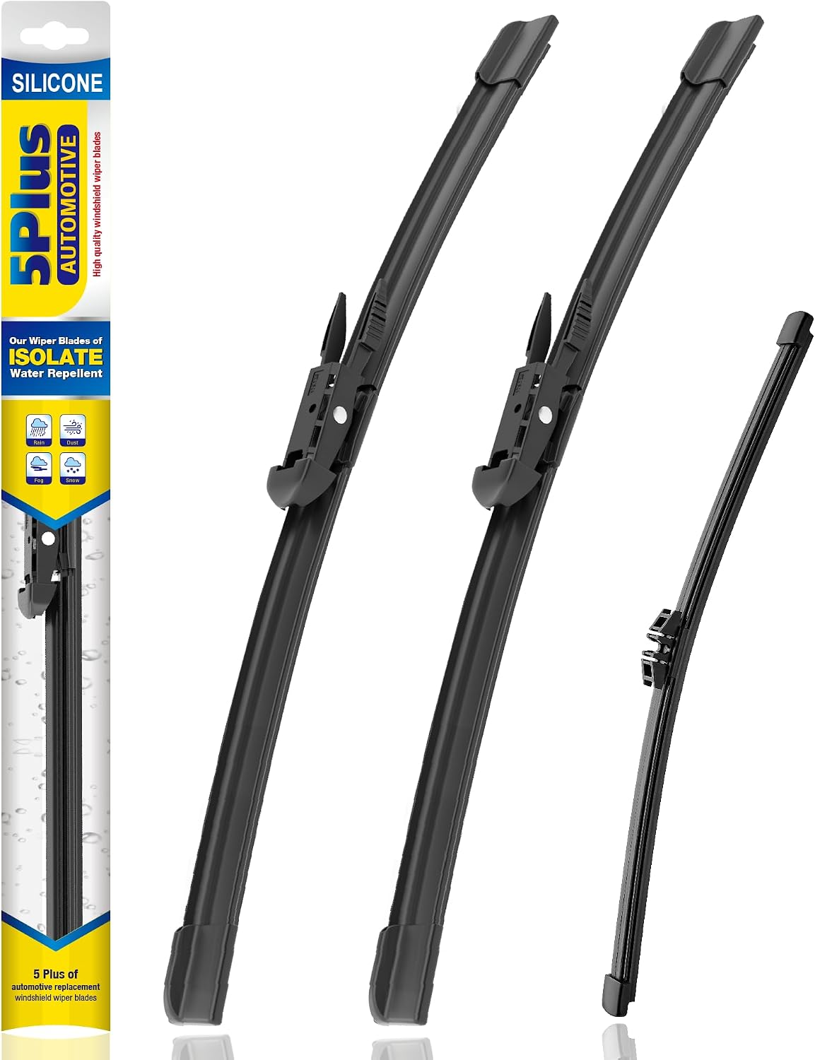 Detalle de 5 PLUS Silicone Windshield Wipers 28"/28"/11"