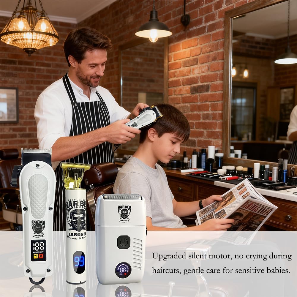 Thumbnail 6 de Hair Clippers for Men: Cordless Professional Set for Home and Barbershop Use