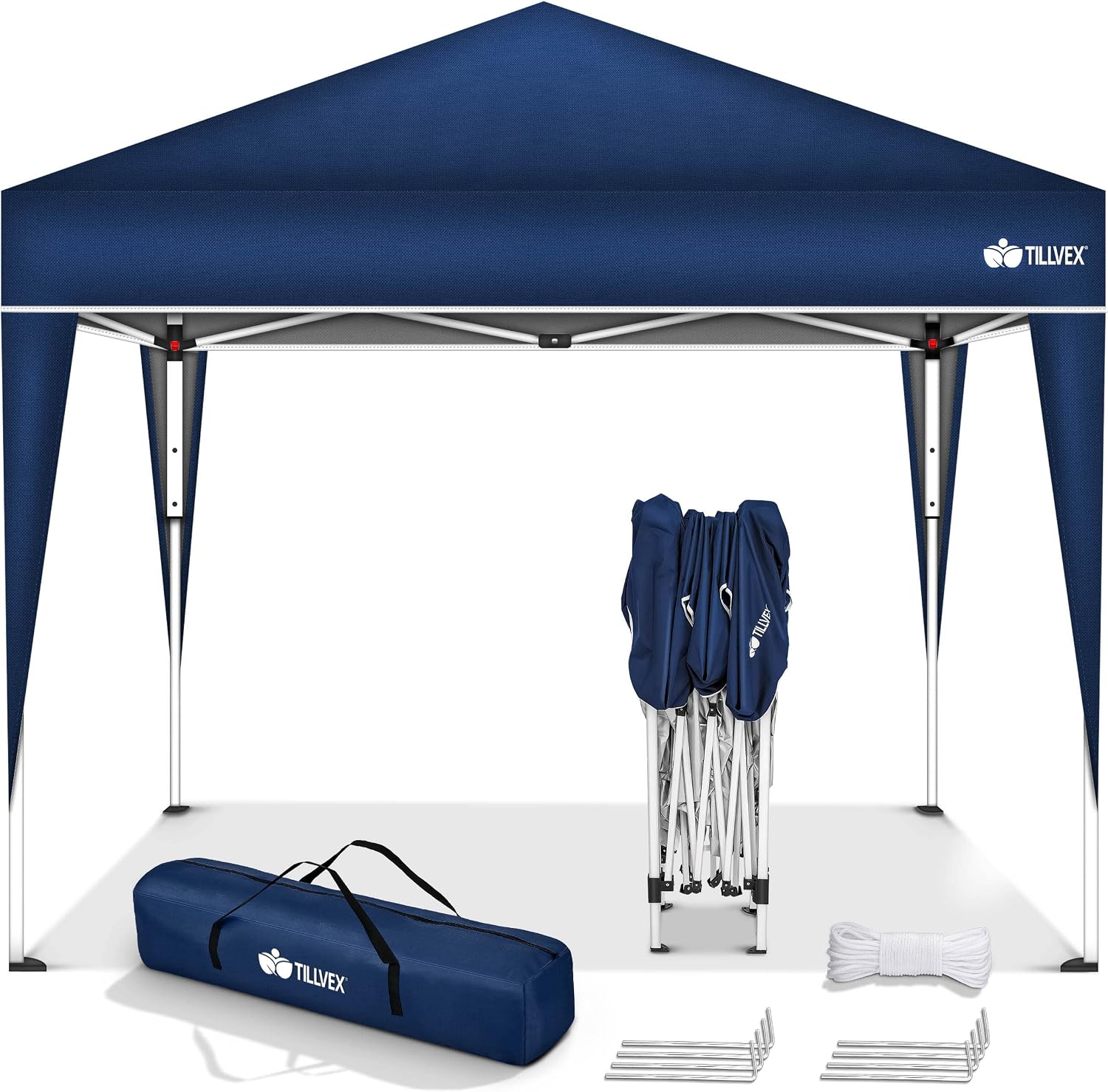 Detalle de tillvex Gazebo 3x3m impermeabile