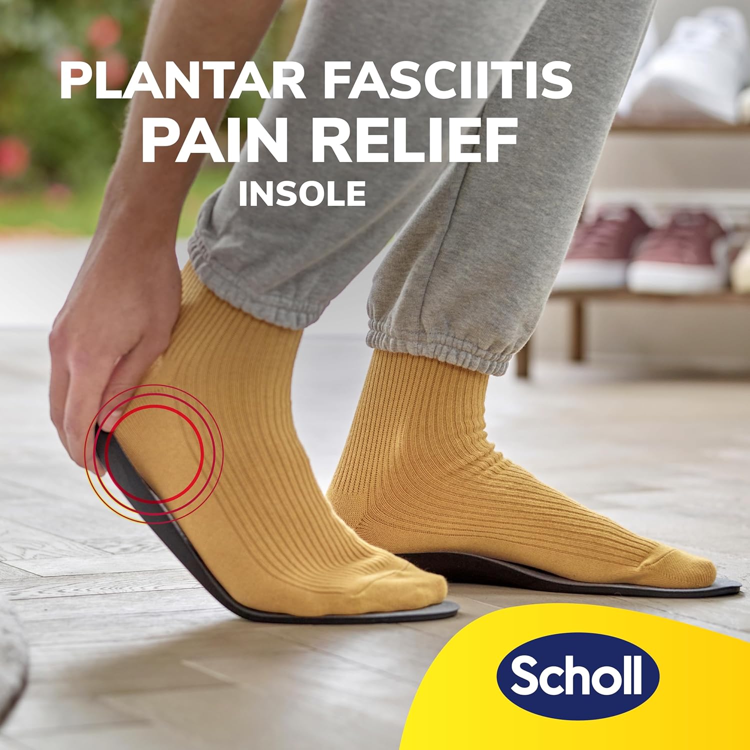Thumbnail 1 de Scholl in-Balance Orthotics Plantar Fasciitis Insoles — Full-Length Arch Support for Pain Relief