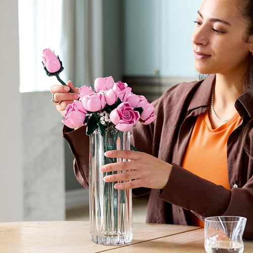 Thumbnail 9 de LEGO Botanicals Rosa Rosenstrauß 10374 – Kunstblumen DIY-Deko für Erwachsene