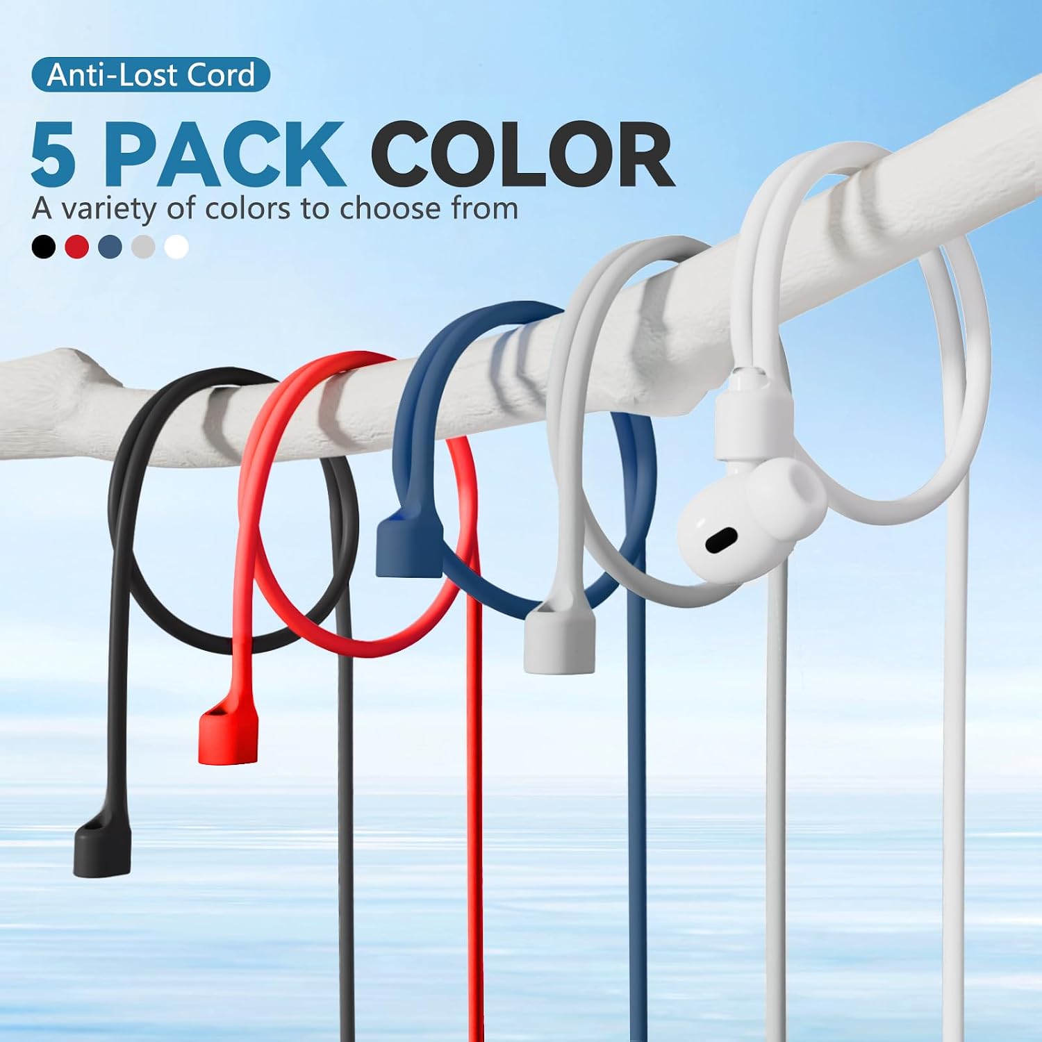 Thumbnail 6 de 5 Pack Ultra Strong Magnetic AirPods Straps