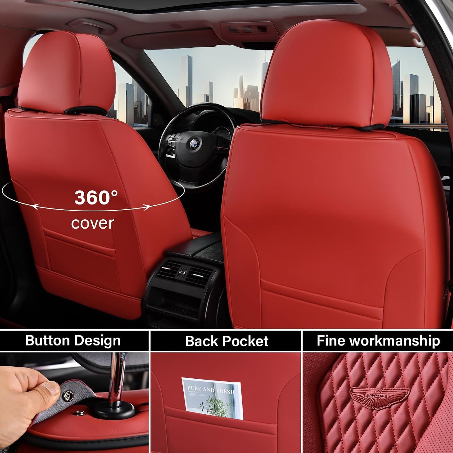 Thumbnail 4 de Coverado Car Seat Covers Full Set