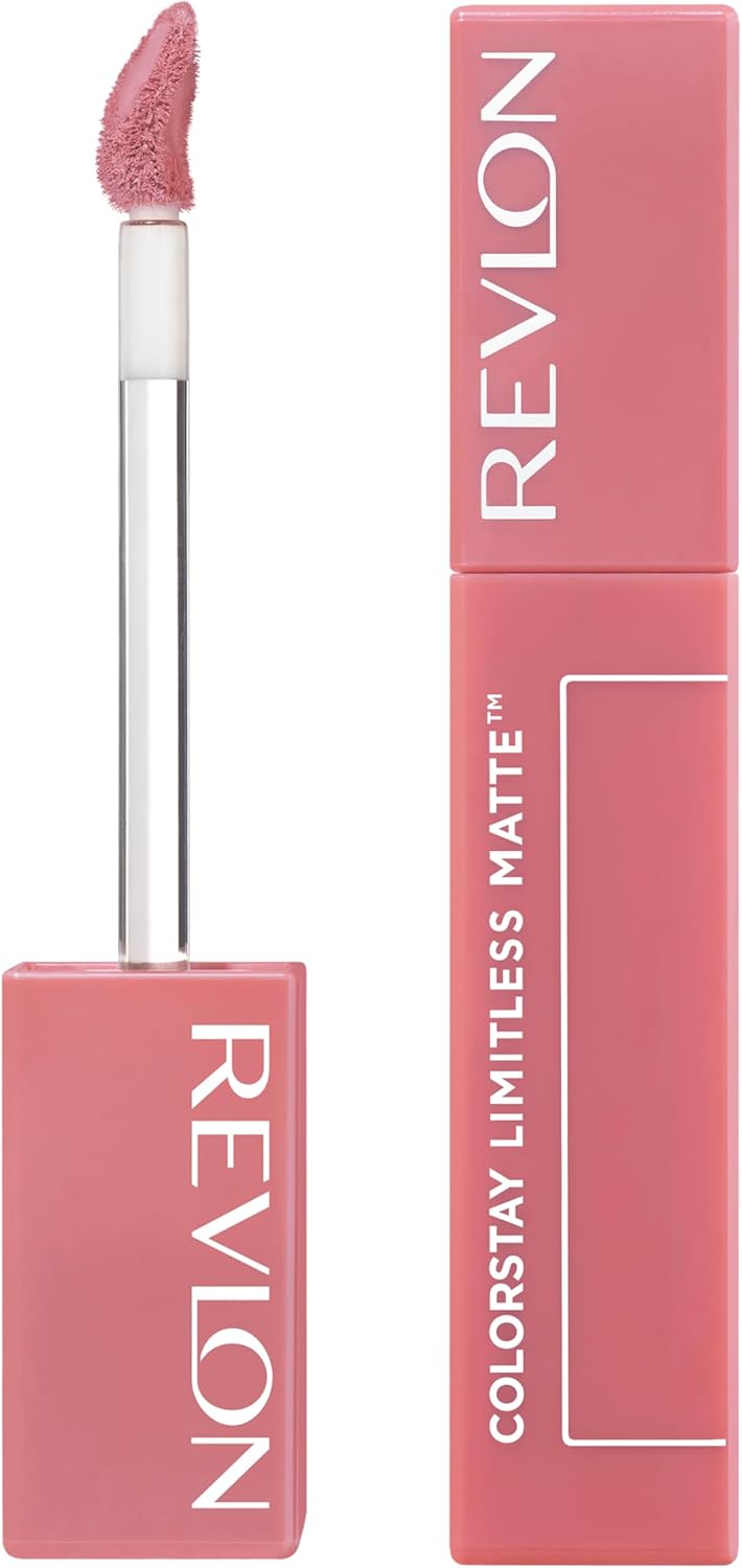 Detalle de Revlon ColorStay Limitless Matte Liquid Lipstick 005 Strut – rossetto liquido opaco, vegano e a lunga tenuta
