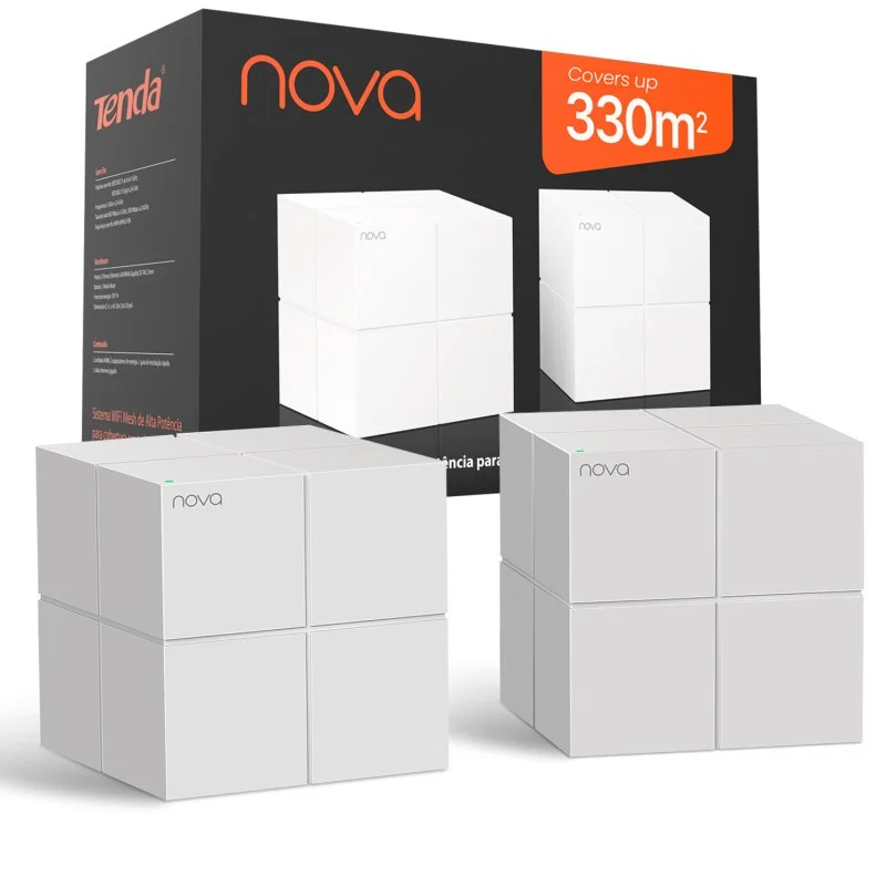 Tenda Nova MW6 Sistema WiFi Mesh Dual Band Gigabit — Pack 2 unidades