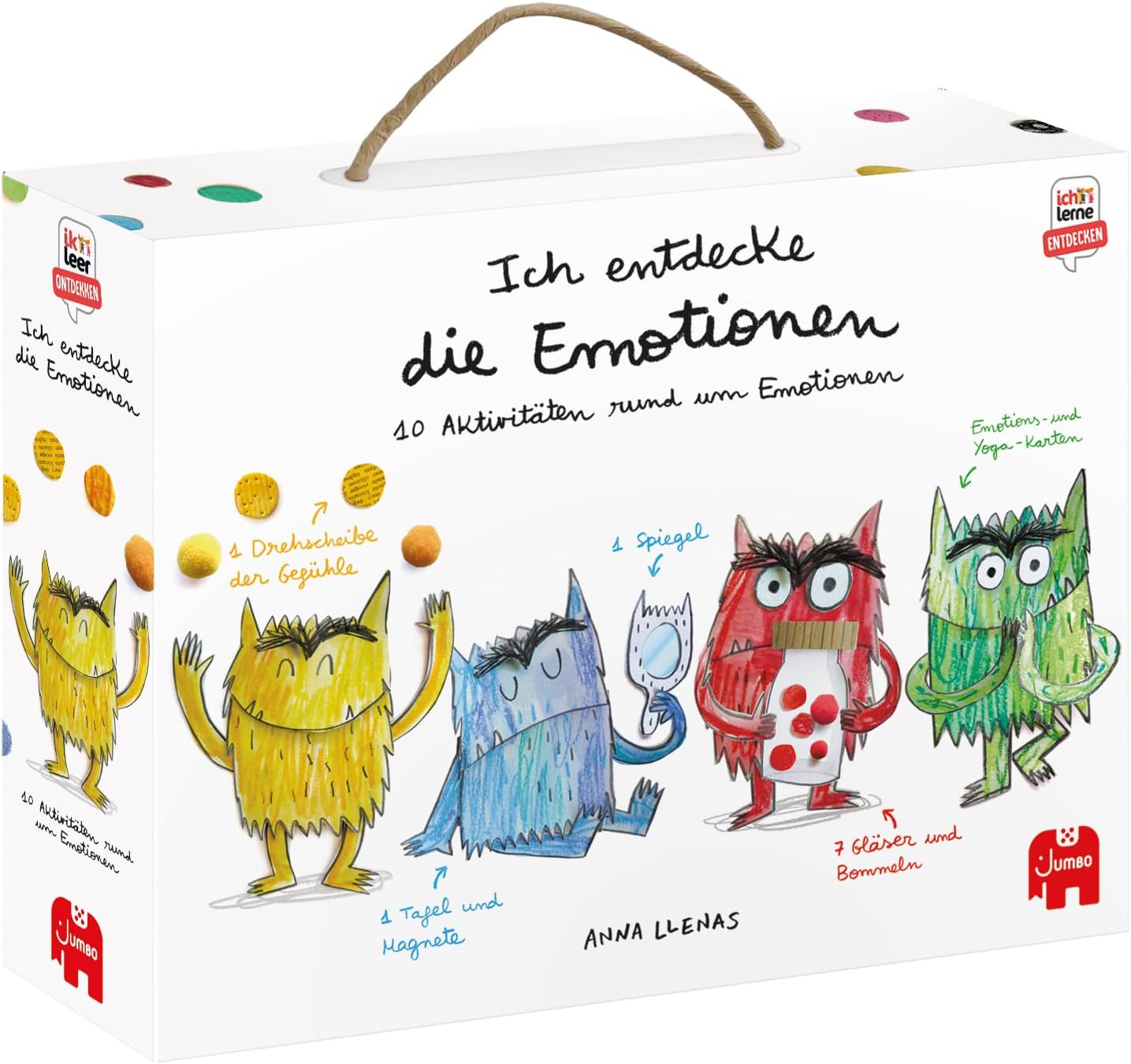 Thumbnail 5 de Jumbo 1110101623 – J’apprends à découvrir Les Couleurs Monster Learning Toys multicolore