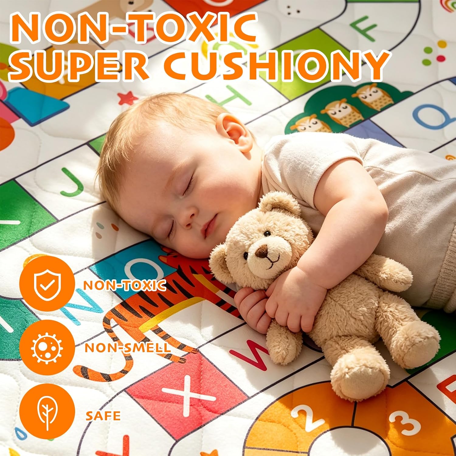 Thumbnail 3 de Duwenem Baby Play Mat 71x59 Inch play mat
