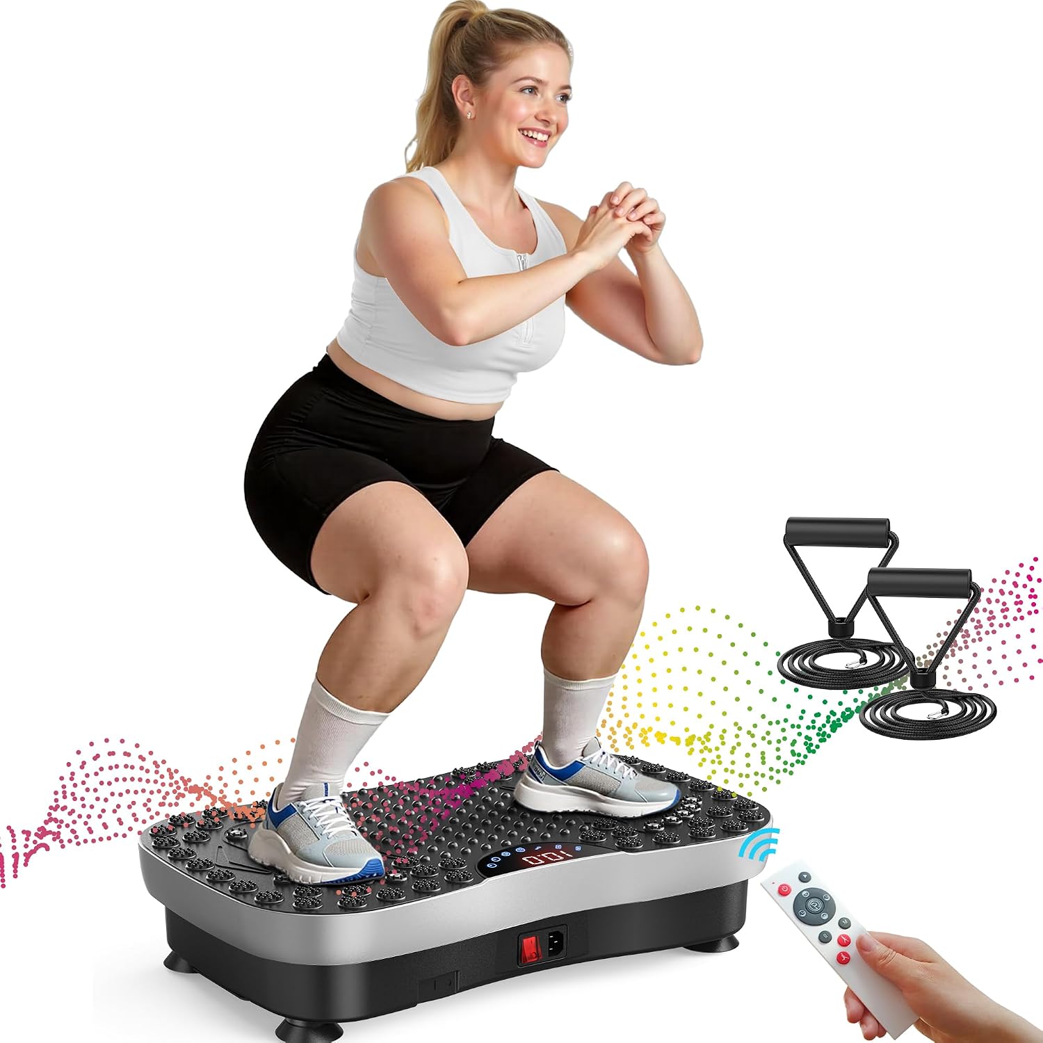 Detalle de AXV Vibration Plate 120-Speed Workout Platform