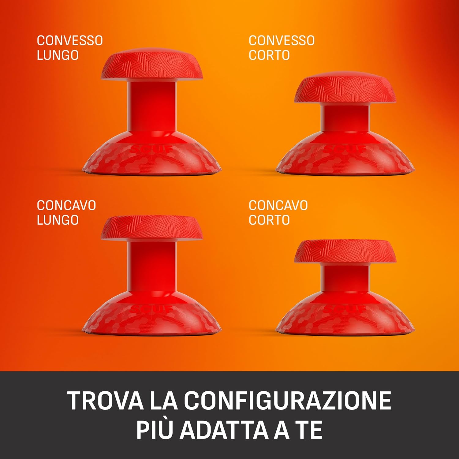 Thumbnail 1 de SCUF Valor Pro Thumbstick Kit Rosso