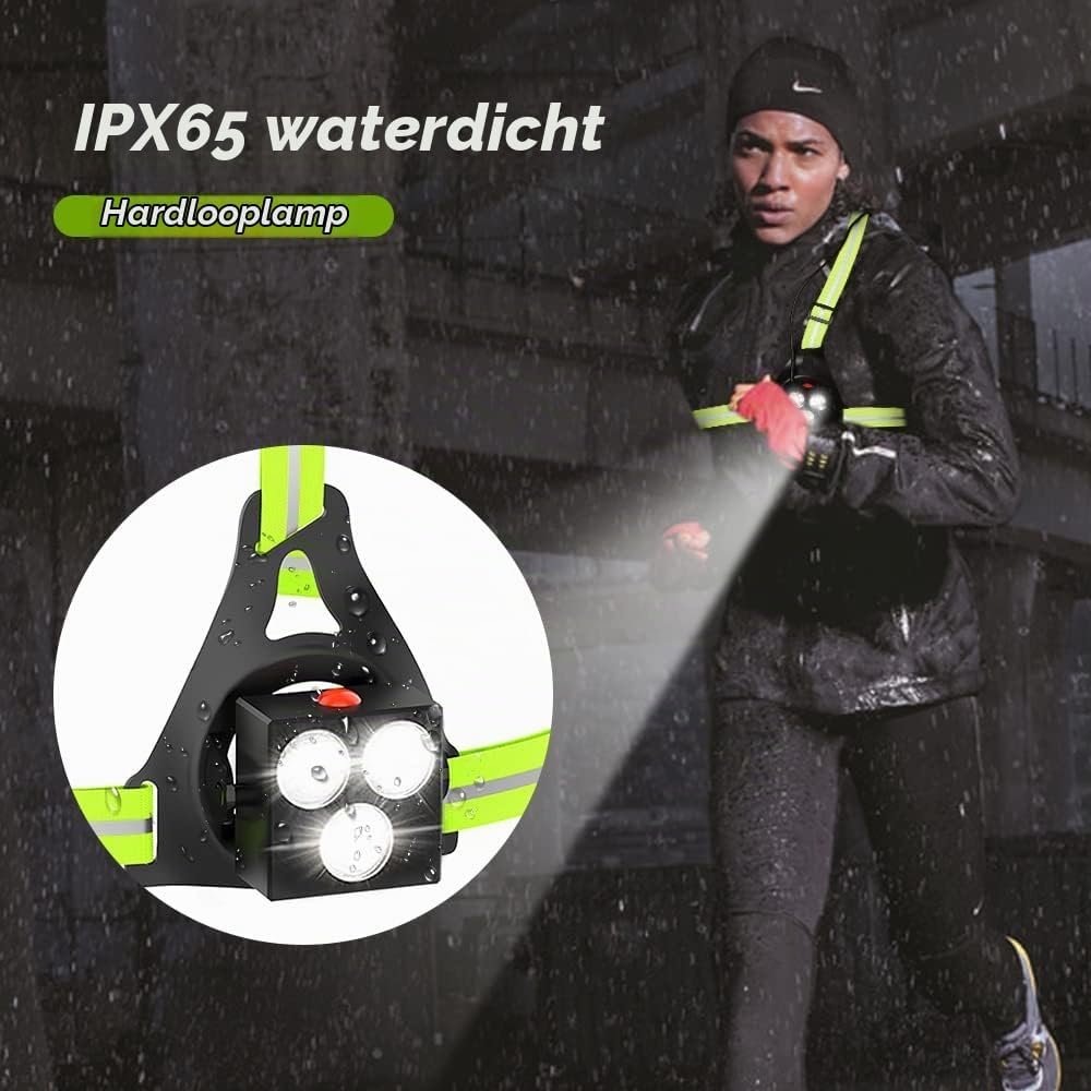 Thumbnail 3 de Husgw 1 borstlamp, USB-C oplaadbaar en 120° verstelbaar, groen-zwart