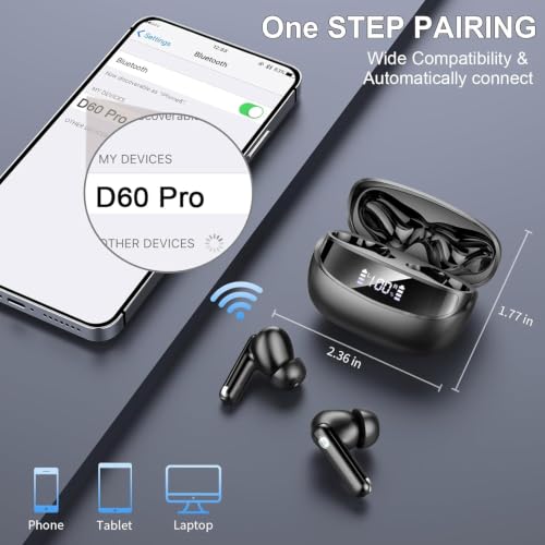 Detalle 2 de Nerunsa auricolari Bluetooth 5.4