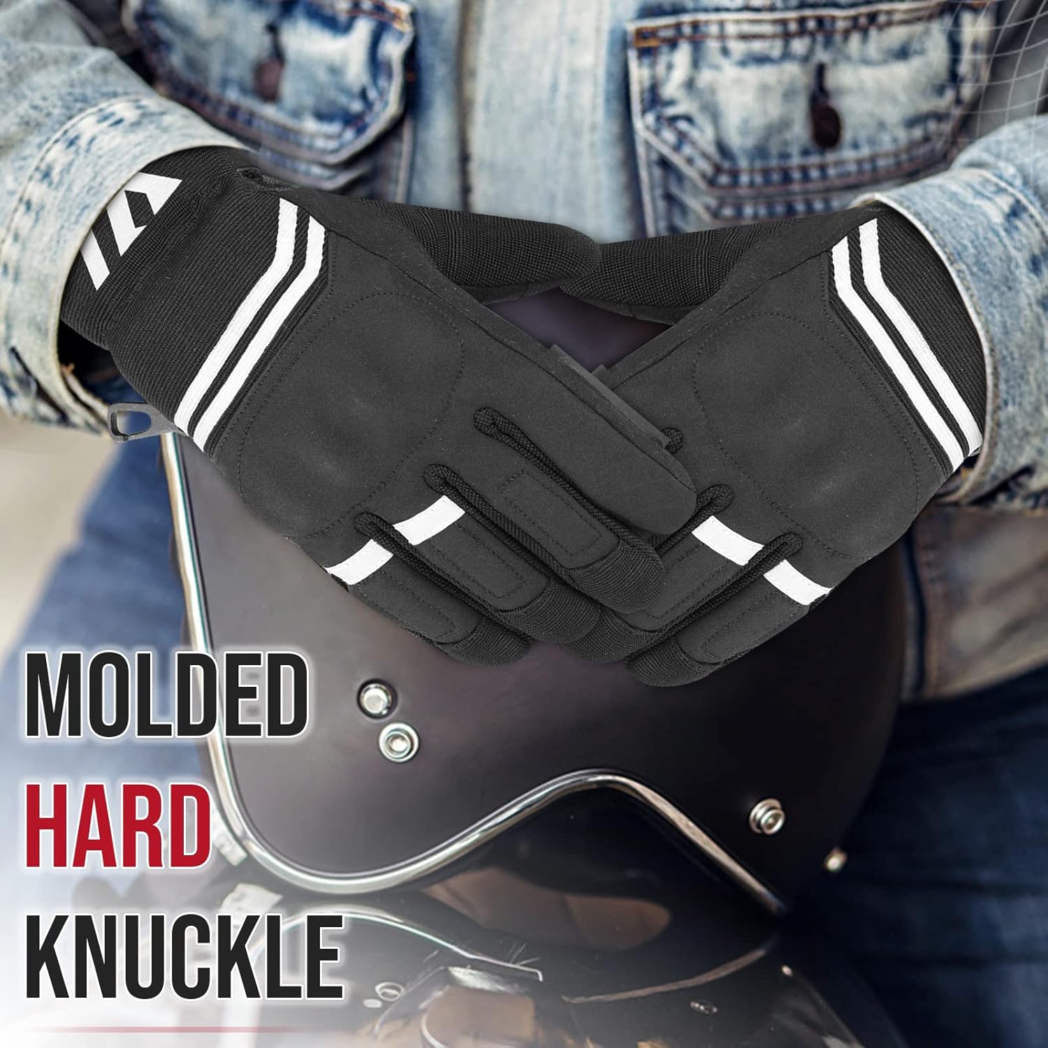 Thumbnail 5 de WFX Premium Heavy Duty Winter motorcycle gloves