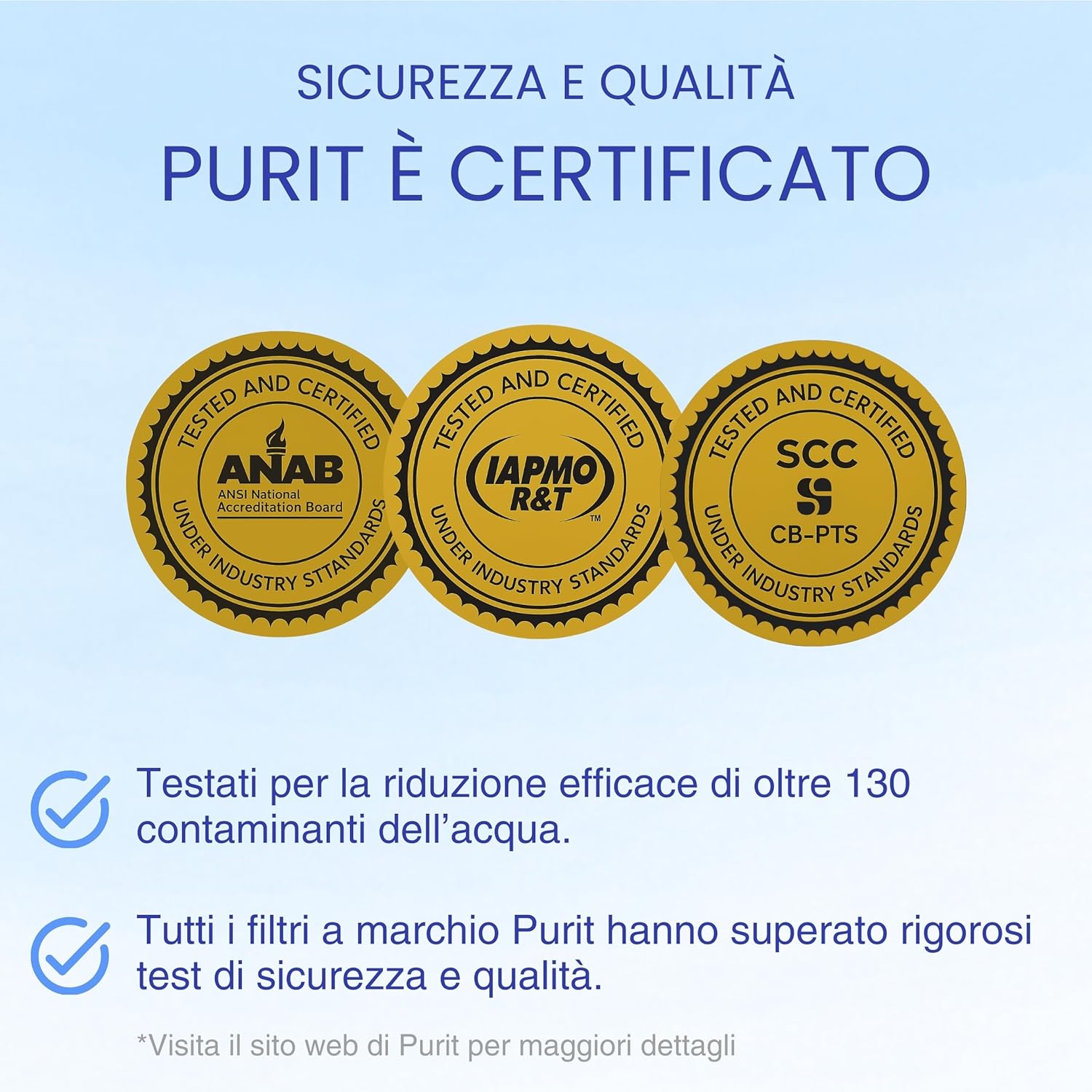Detalle 2 de Purit Filtro Doccia Anticalcare – Compatibilità Universale, filtra il 99,99% delle impurità