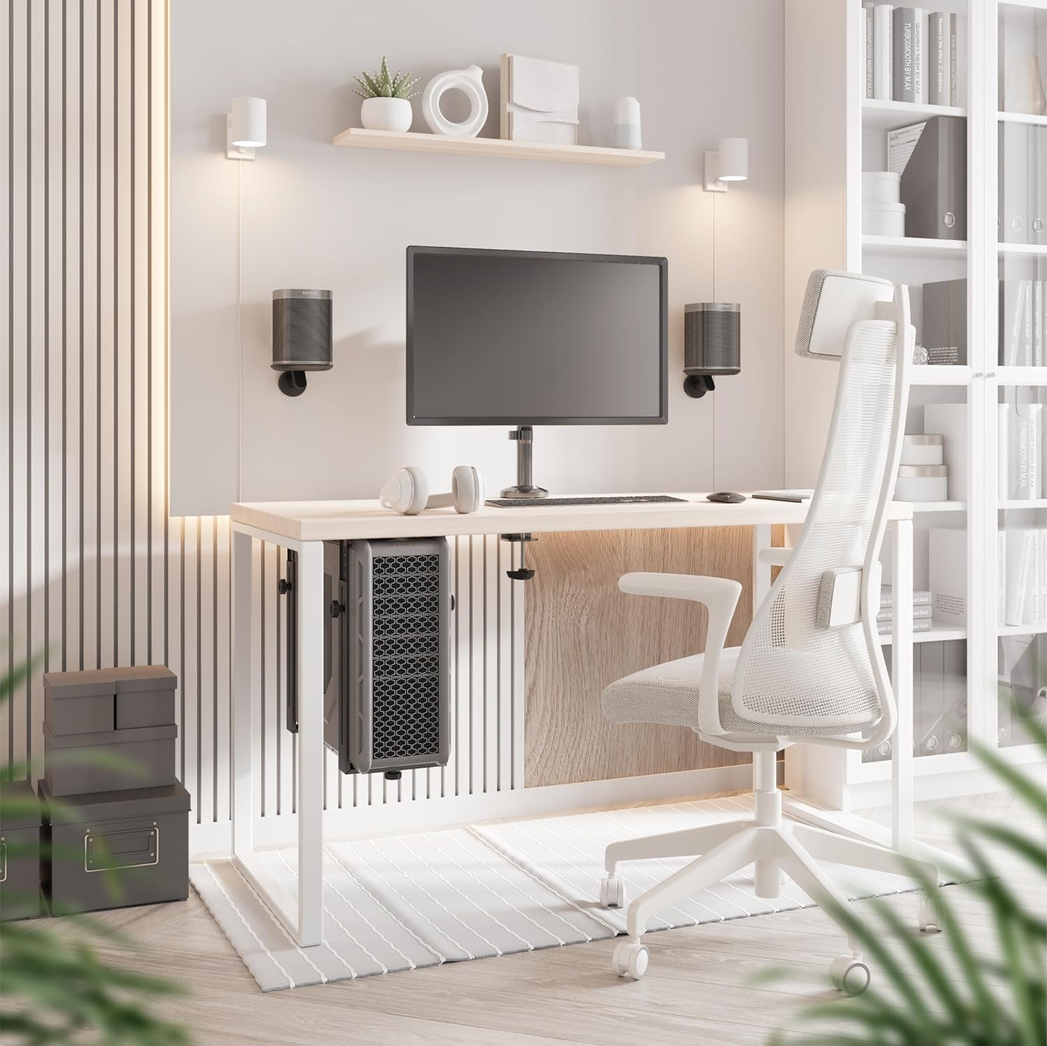 Thumbnail 5 de RICOO LH054 Support mural pour Sonos One 151 mm