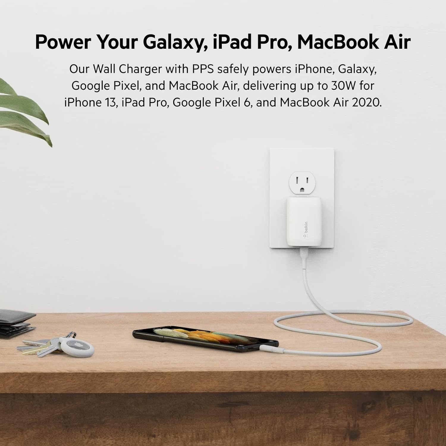 Detalle de Belkin USB‑C Charger Block 30W fast charging