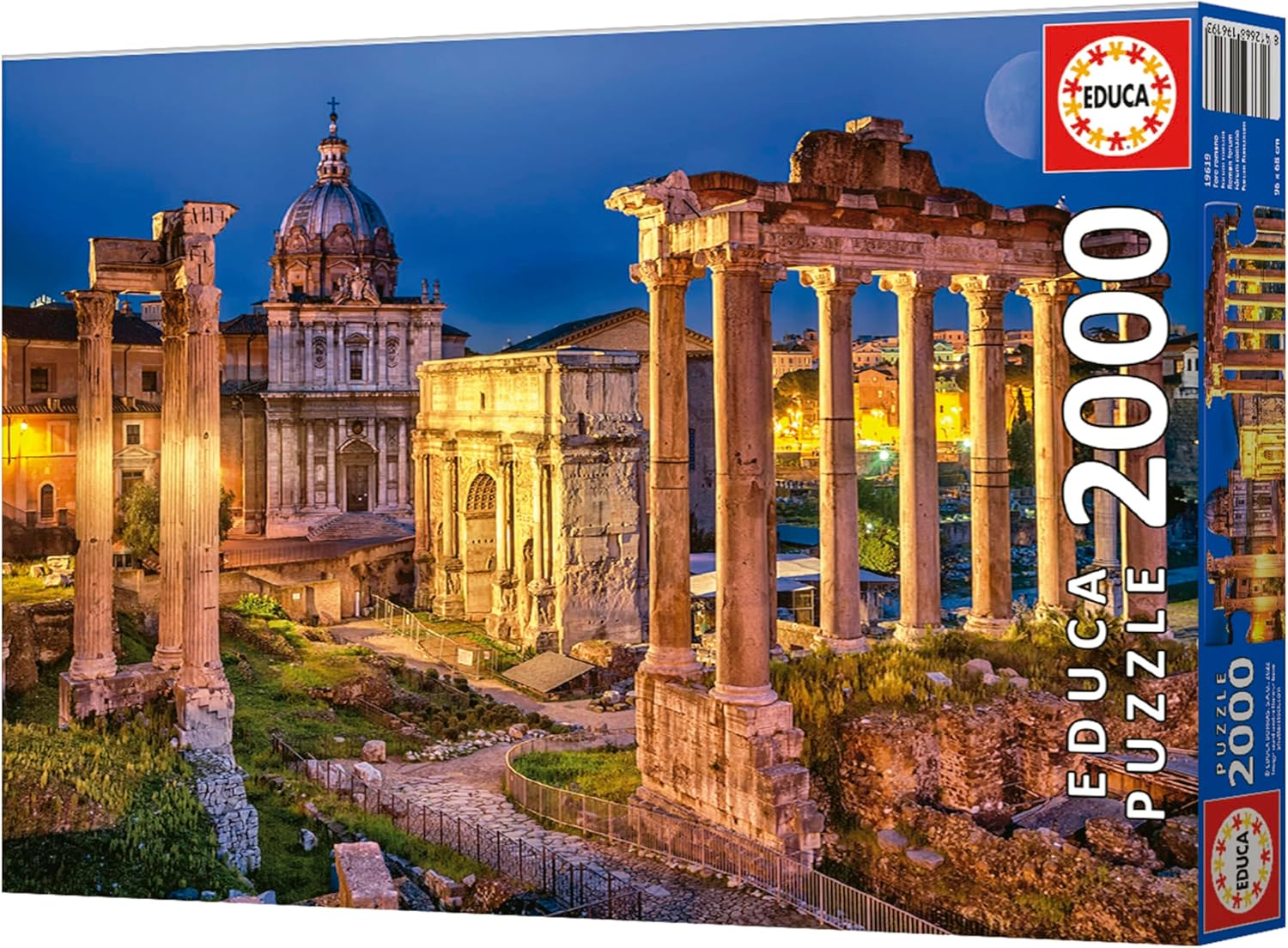 Thumbnail 5 de Puzzle Educa 2000 pièces pour adultes – Forum Romain (96 x 68 cm, à partir de 14 ans)