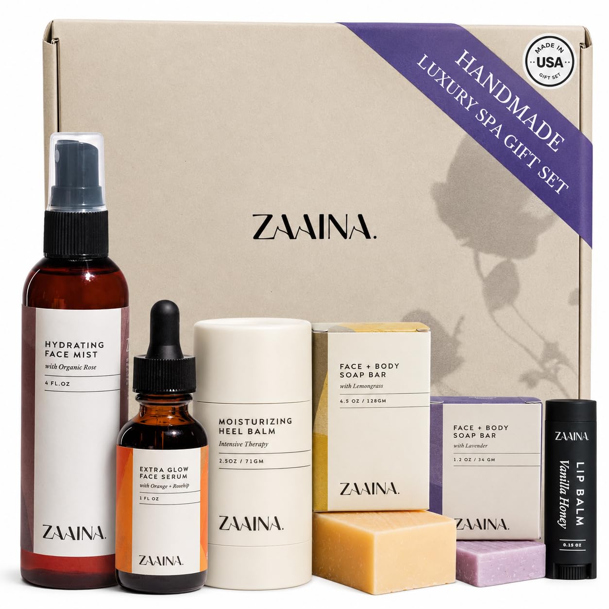 Detalle de ZAAINA Spa Gifts for Women: Luxury At-Home Spa Kit