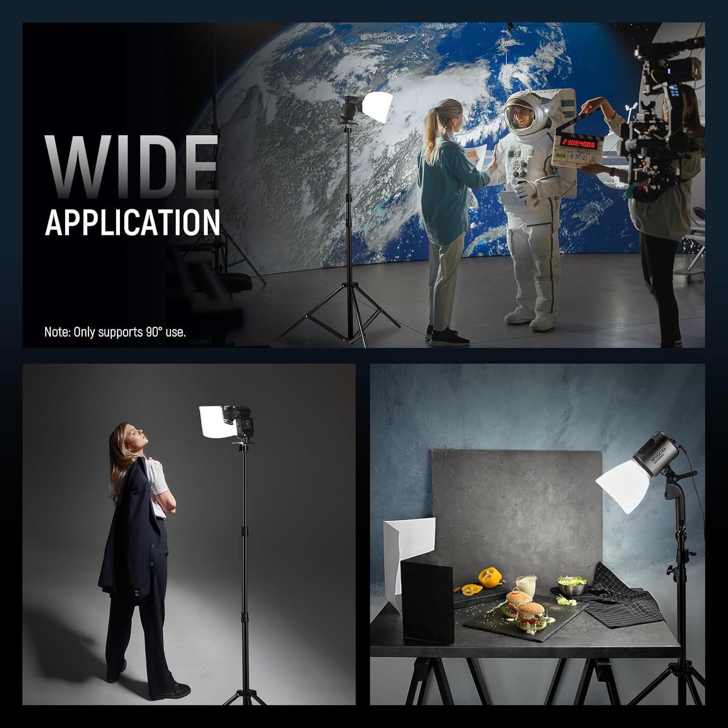 Thumbnail 6 de NEEWER CRS7 Softbox Diffusion Dome with 3 Adapter Rings for Godox V1/Z1/Z2 & Square Speedlites