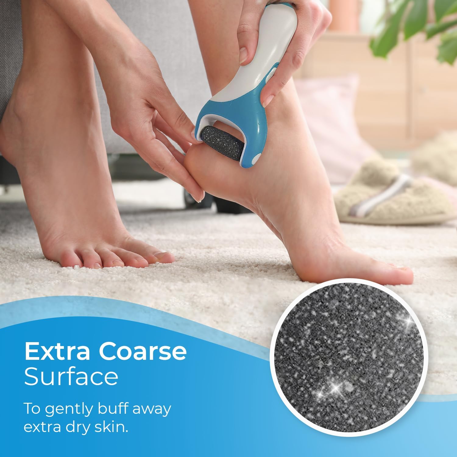 Detalle de 4 Pack Extra Coarse Roller Refills for Scholl Velvet Smooth Foot File
