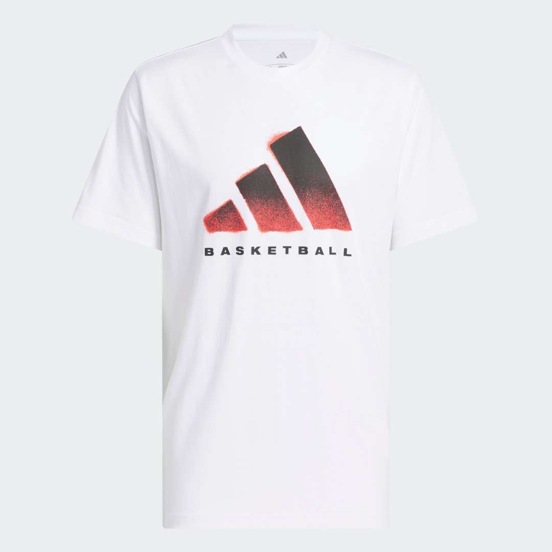 Thumbnail 3 de adidas Camiseta Basketball Graphic blanca