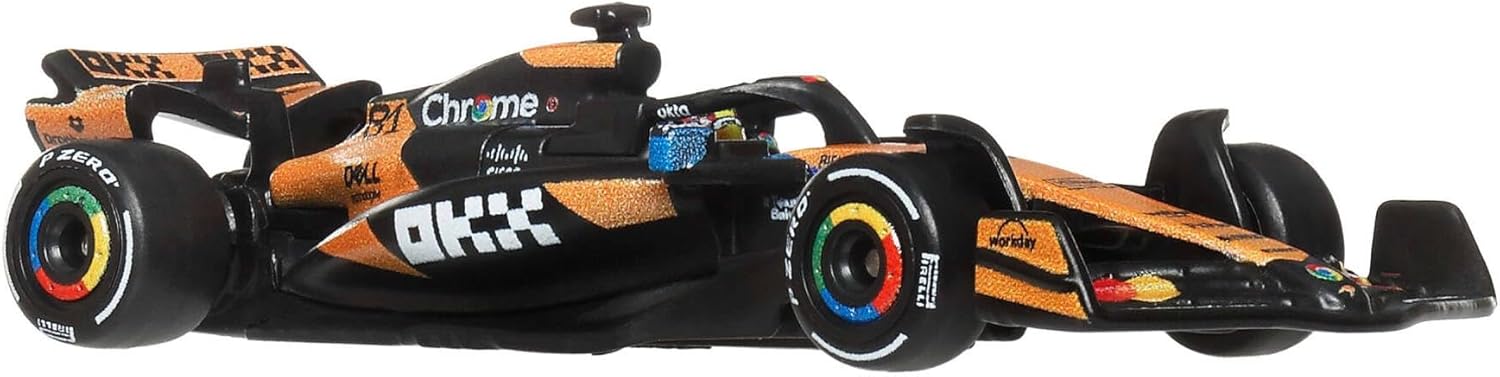 Detalle de Hot Wheels Formula 1 McLaren Oscar Piastri #81 1:64 Die-Cast Car