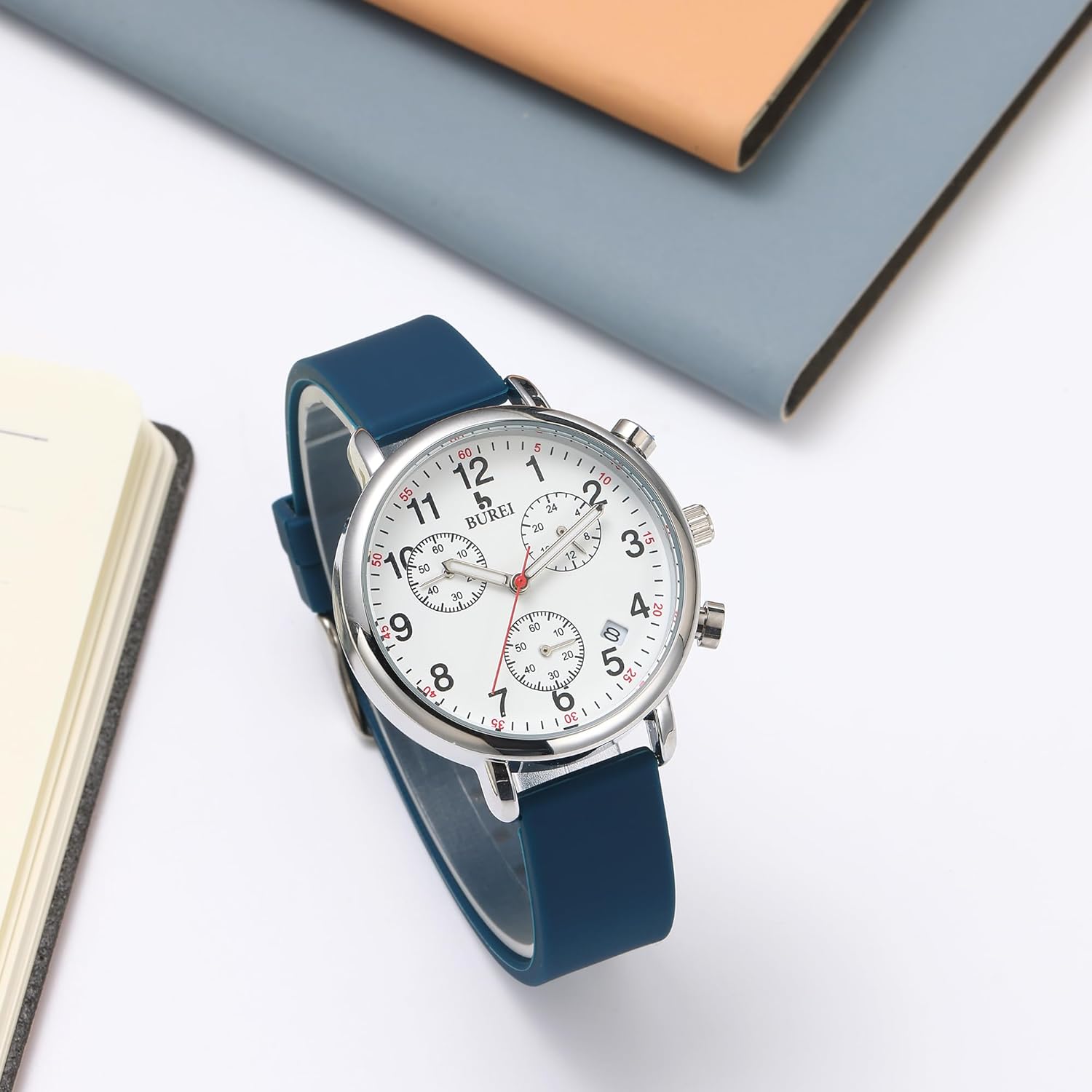Detalle 2 de BUREI Montre d'infirmière étanche