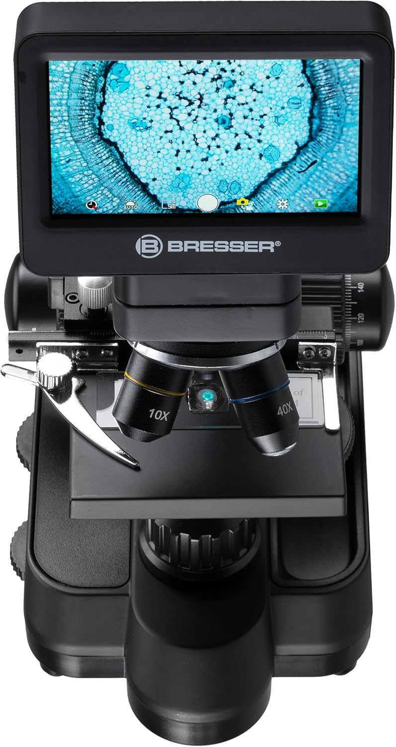 Detalle de Bresser Biolux Touch 5 MP LCD Mikroskop – vielseitig für Schule und Hobby
