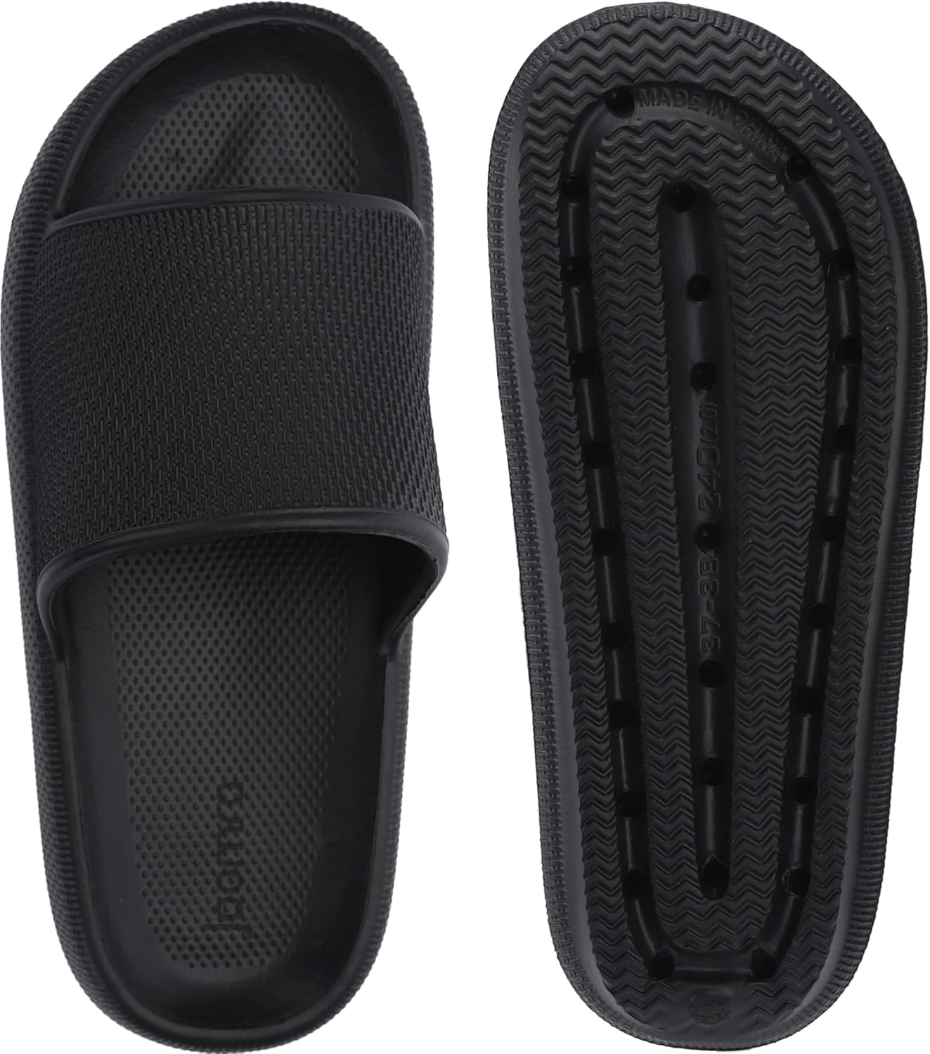 Detalle 2 de Joomra Pillow Slippers Thick Sole Shower Slides