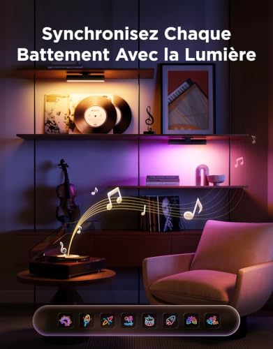 Thumbnail 3 de Govee Barre Lumineuse LED Intelligente pour TV – RGBICWW, Sync Musique et Commande Vocale