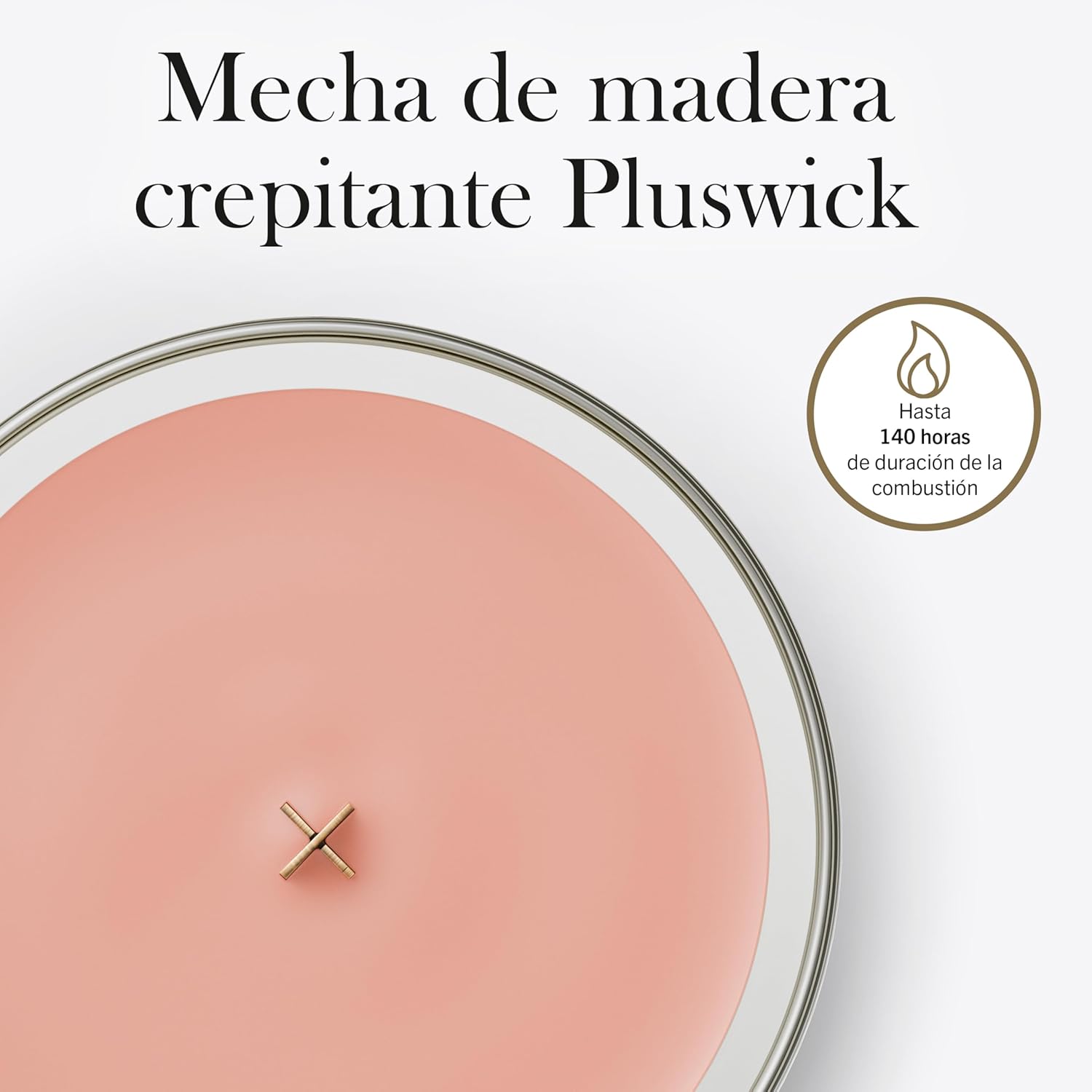 Detalle de WoodWick Scented Candle | Large Hourglass, Manuka Nectar