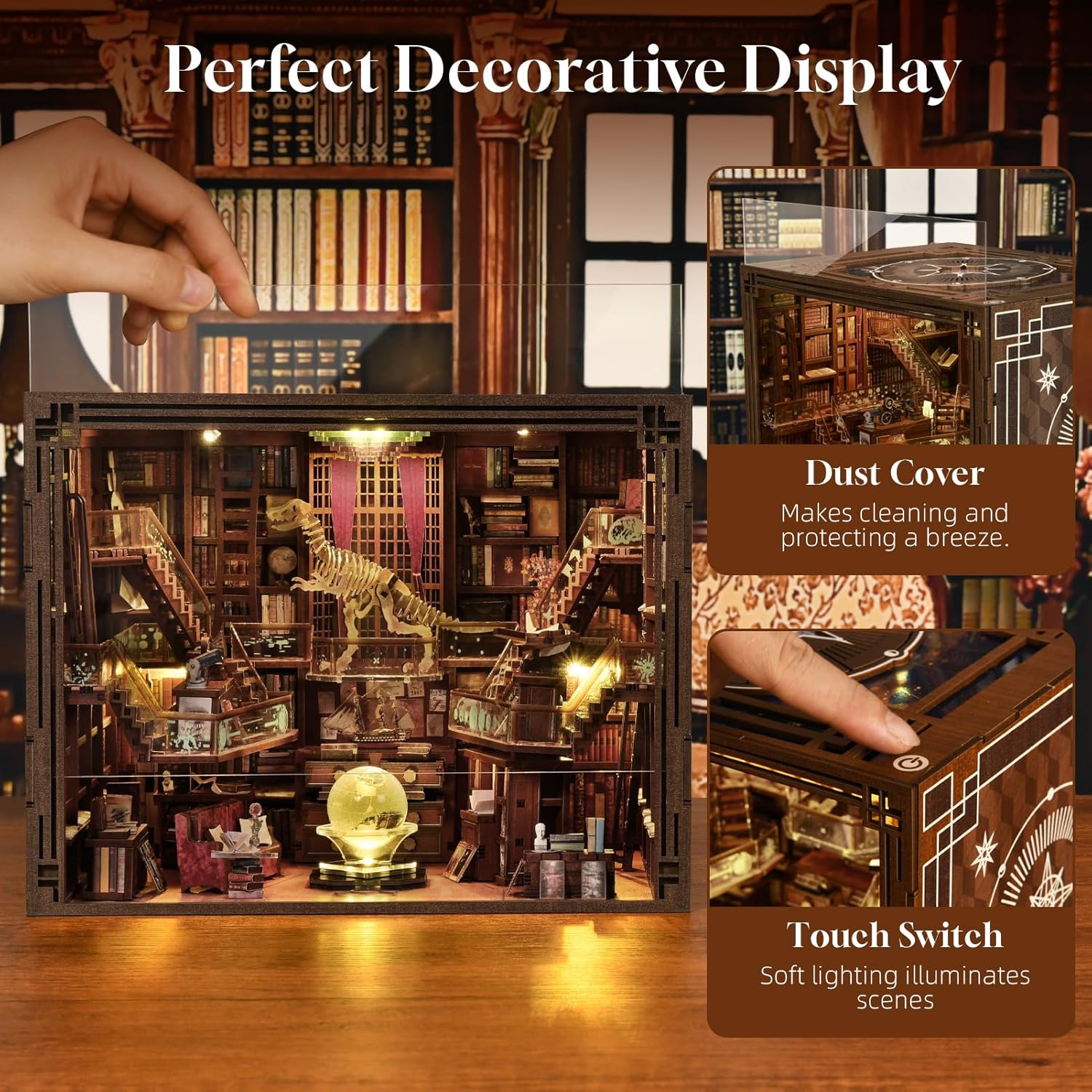 Thumbnail 3 de MiniCity Beyond Library Max Book Nook 6–10h 📚