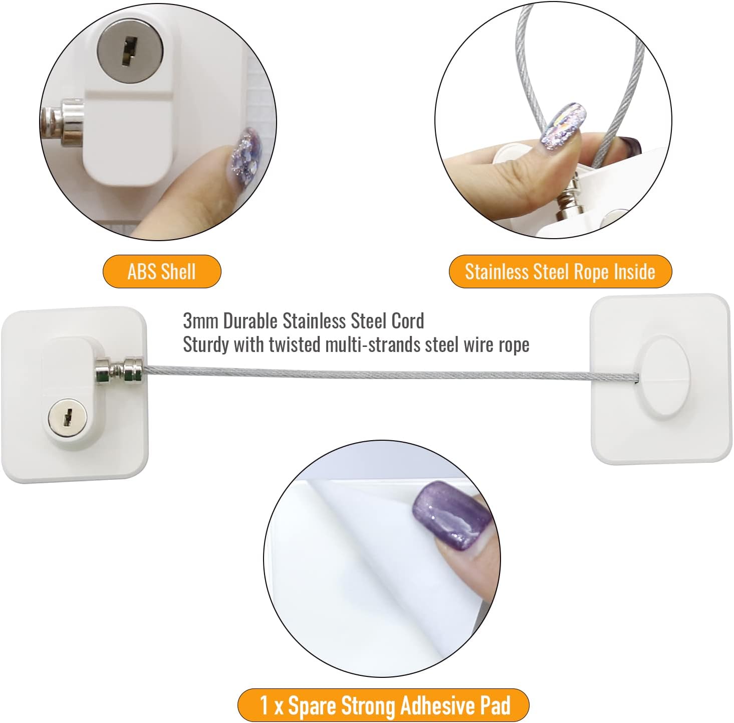 Thumbnail 3 de NewBinn Window Safety Locks 2-Pack