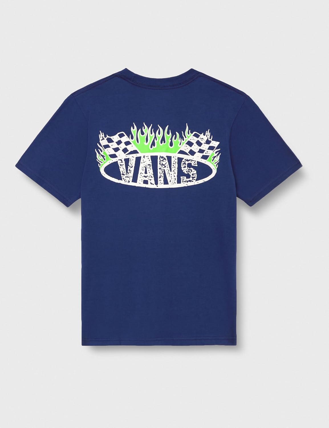 Detalle de Vans Racing Flames SS T-Shirt Bambini e Ragazzi – 100% cotone