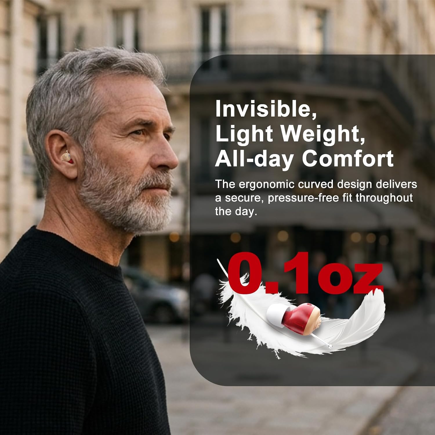 Detalle de Jinghao JH-A26A Rechargeable Hearing Aids with Multi-Channel DSP